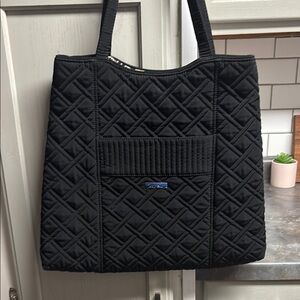 Vera Bradley Black Quilted Tote Bag